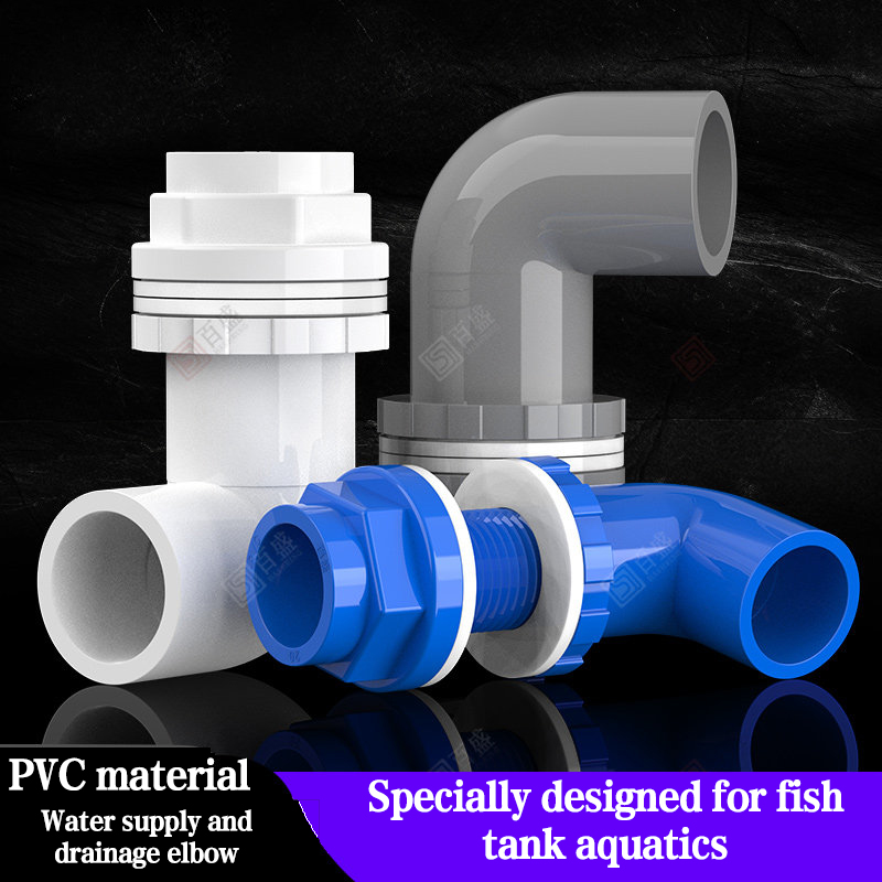 Aquarium Fish Long - PVC 90 Degree Elbow Male Female