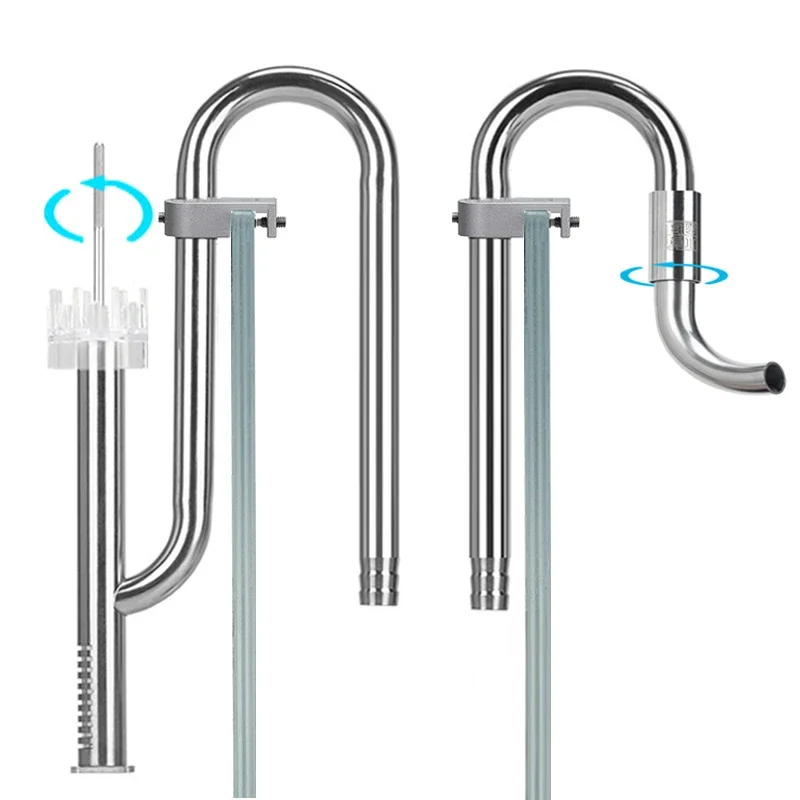 Aquarium Fish Tank Cleaner - Aquarium Filter Inlet and Outlet Oil