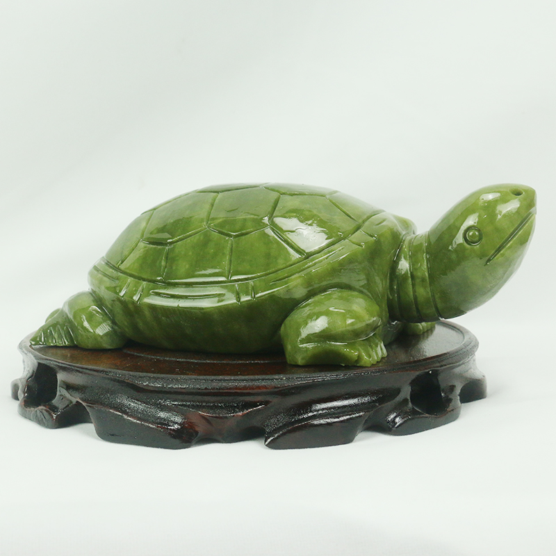 Natural Jade/turtle Sculpture/ - Aquarium Fish Cartoon 评论和价格