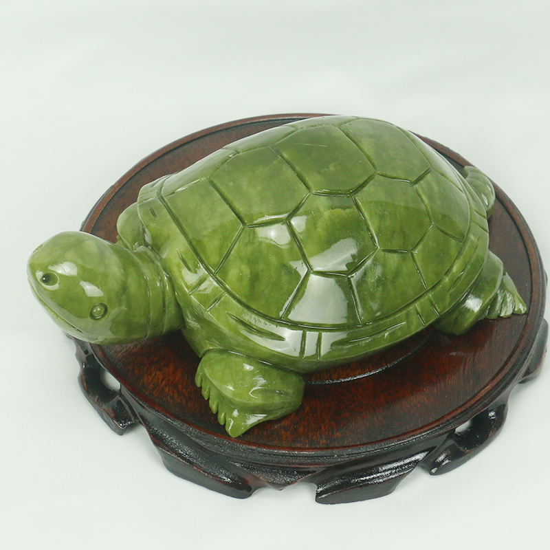 Natural Jade/turtle Sculpture/ - Aquarium Fish Cartoon 评论和价格
