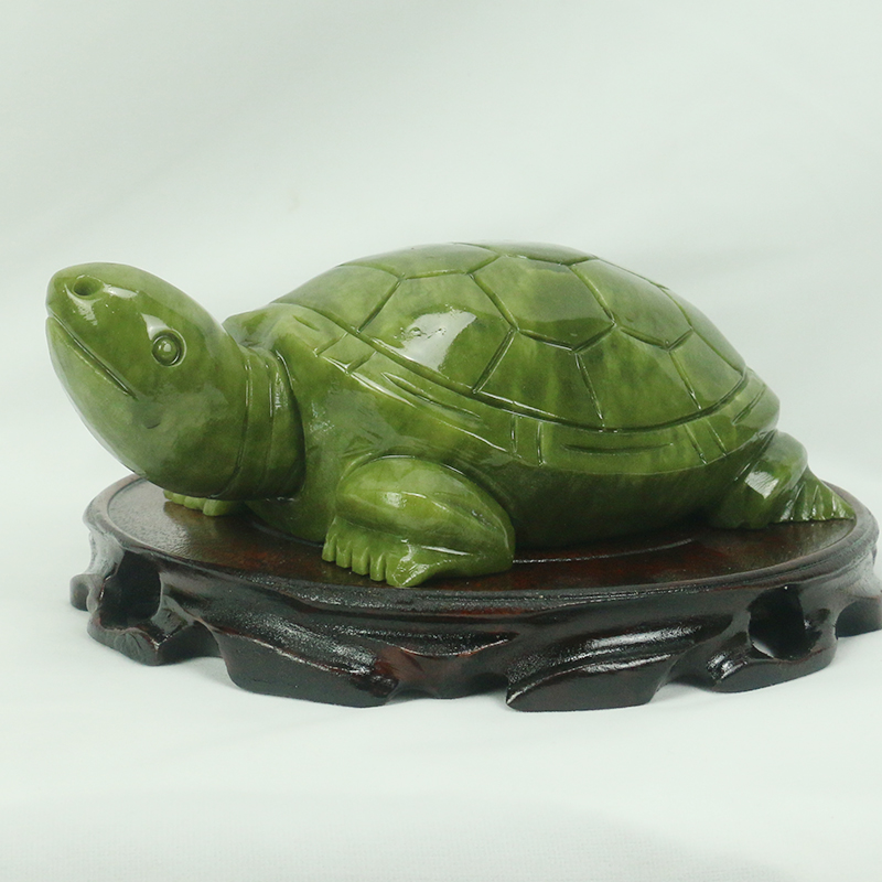 Natural Jade/turtle Sculpture/ - Aquarium Fish Cartoon 评论和价格