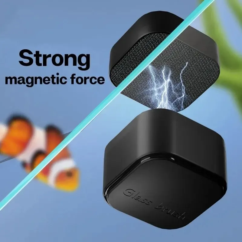 Mini Square Magnetic Brush Aqu - Aquarium Fish Tank Cleaner 评论和价格