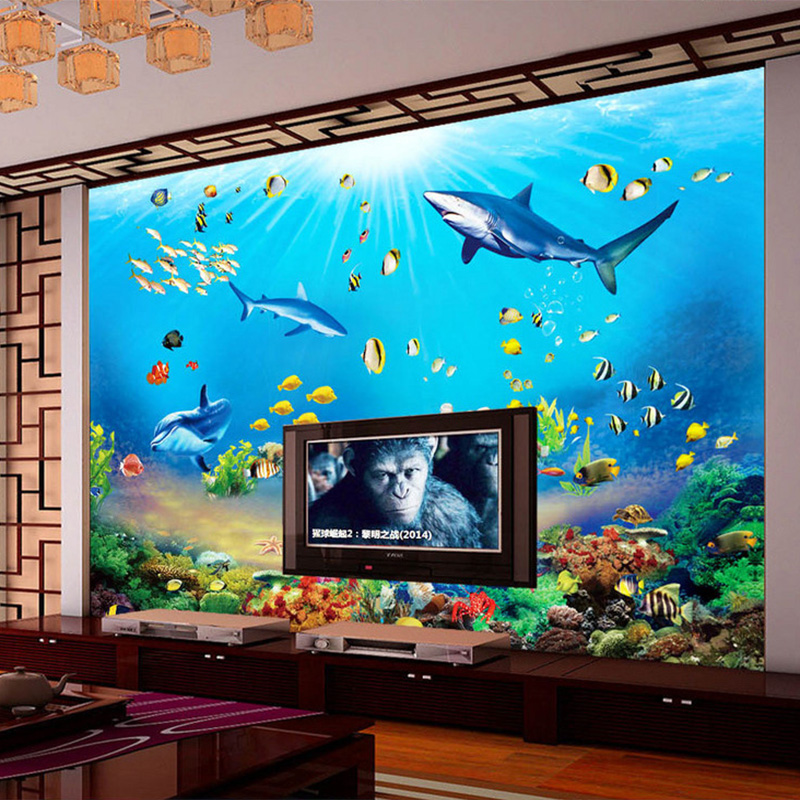 Papel Pintado Photo Wallpaper  - Aquarium Fish Live Wallpaper 评论和价格