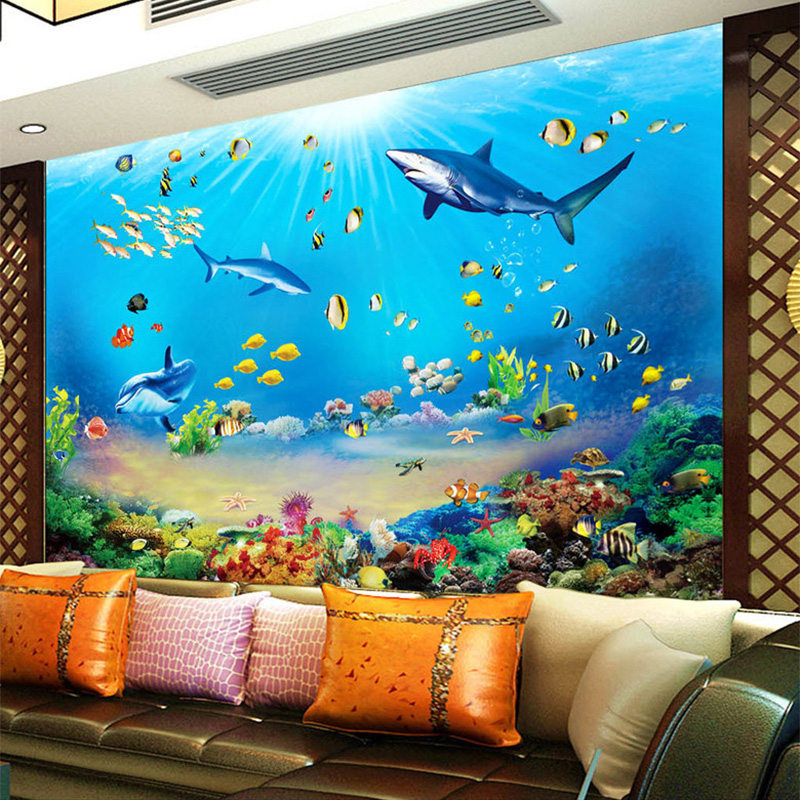 Papel Pintado Photo Wallpaper  - Aquarium Fish Live Wallpaper 评论和价格