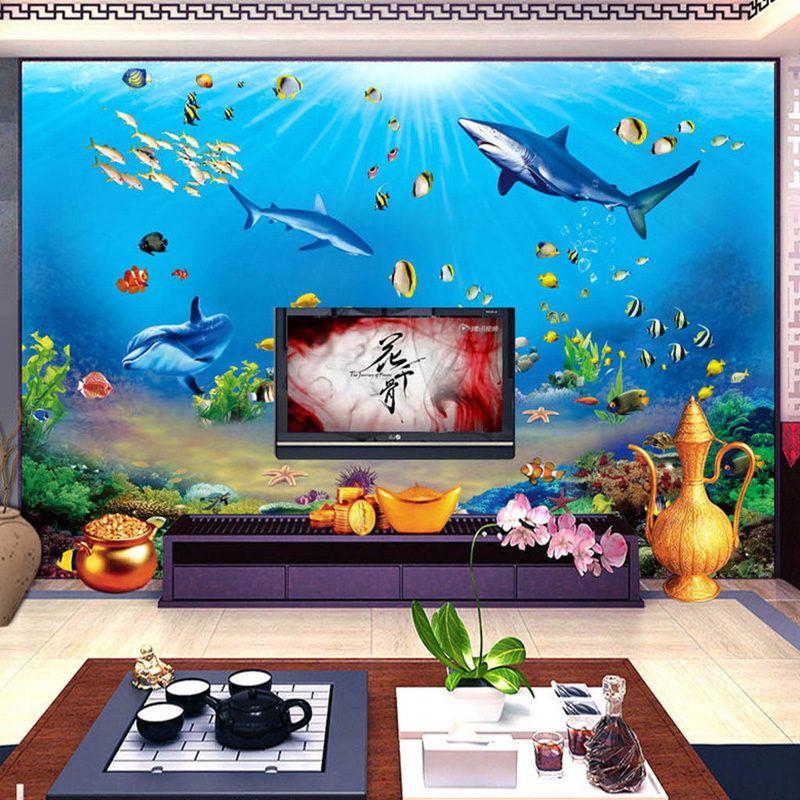 Papel Pintado Photo Wallpaper  - Aquarium Fish Live Wallpaper 评论和价格