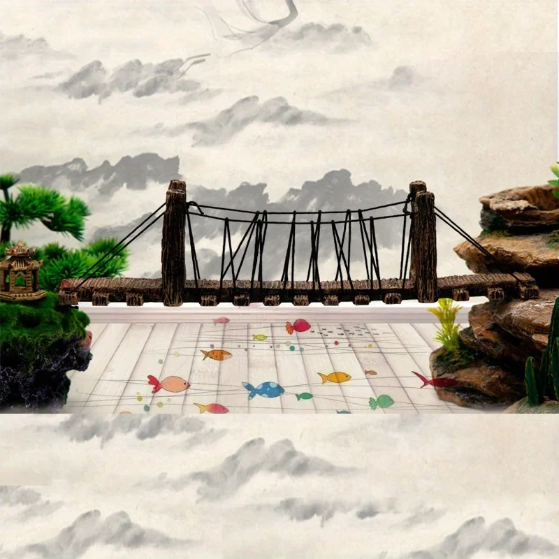 1Pc Aquarium Ornament Decorati - Aquarium Fish Bridge 评论和价格