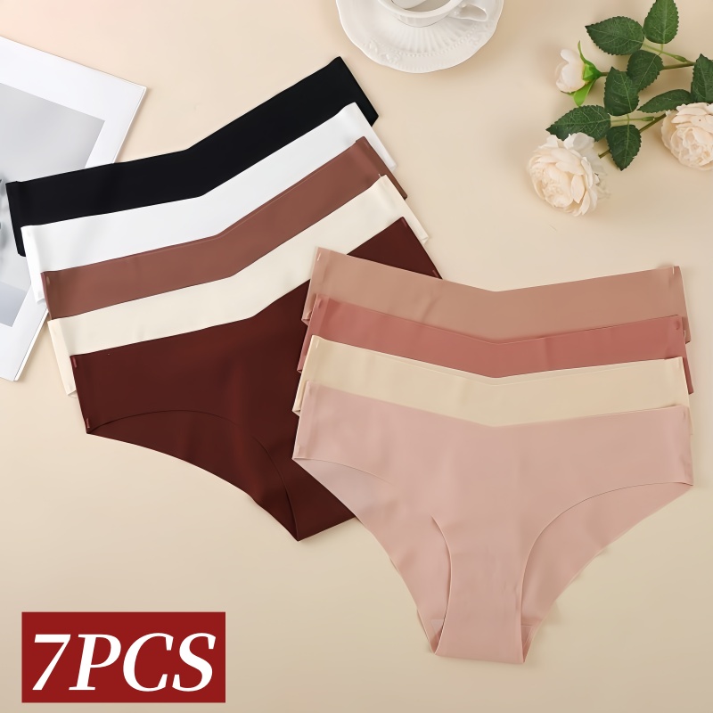7Pcs/Set Women's V-Waist Panti - Aquarium Xl 评论和价格