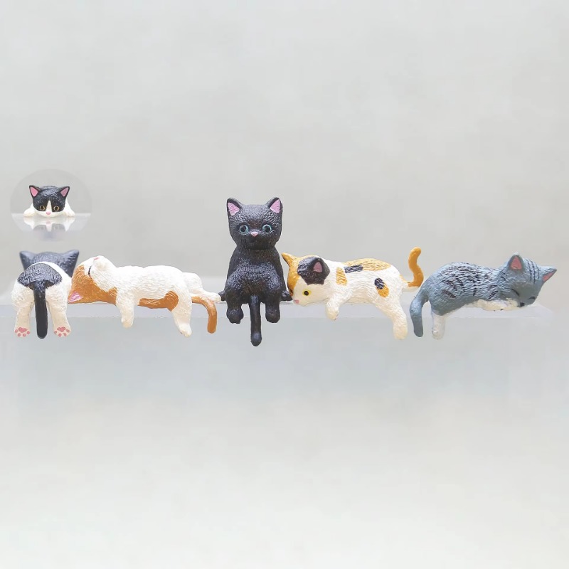 1Pc Cute Cartoon Cat PVC Home  - Aquarium Fish Cartoon 评论和价格