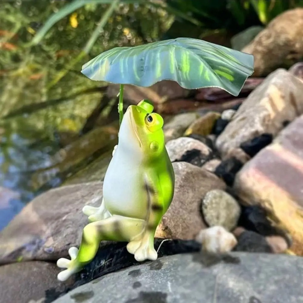 Cartoon Resin Frog Figurine Cr - Aquarium Fish Cartoon 评论和价格
