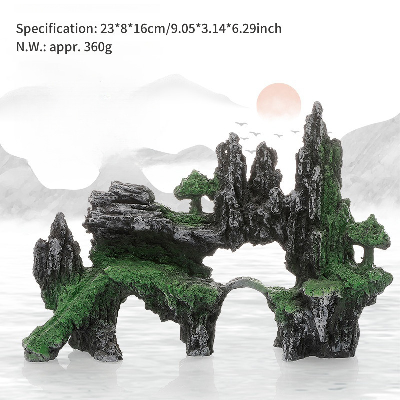 Aquarium Decorative Rocks Fish - Aquarium Fish Bridge 评论和价格