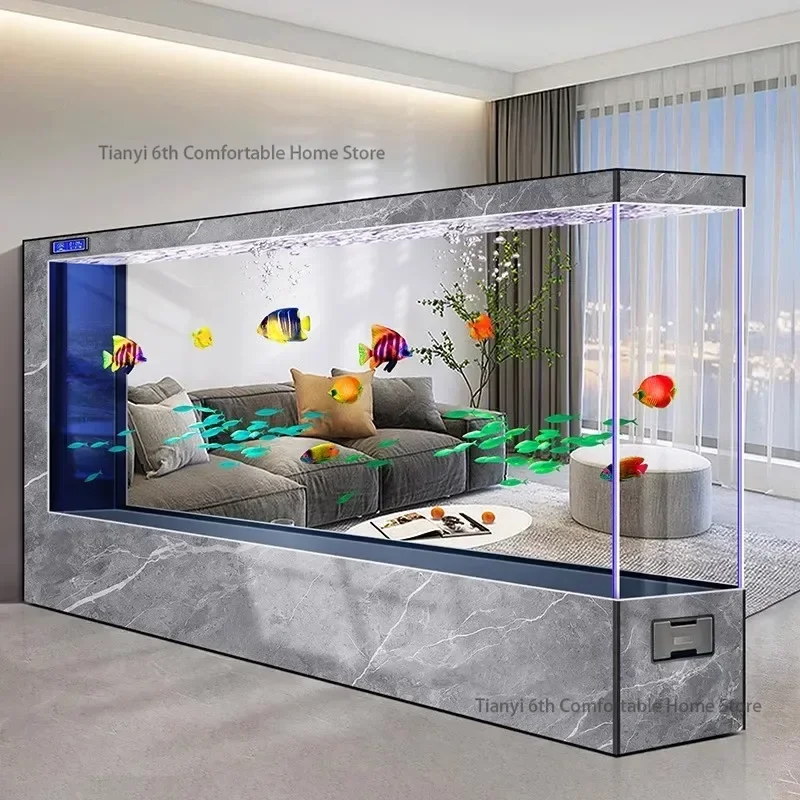 Super Large Transparent Luxury - Aquarium Fish Long 评论和价格