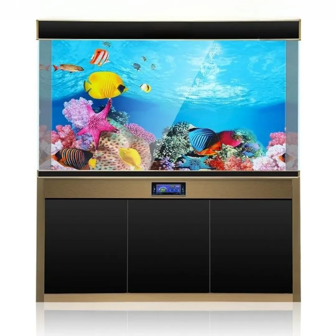 Background Aquarium 3D Sticker - Aquarium Fish Cartoon 评论和价格