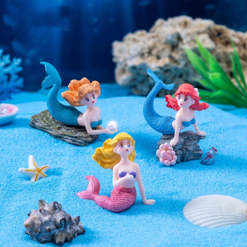 4Pcs Plastic Fish Tank Little  - Aquarium Fish Cartoon 评论和价格