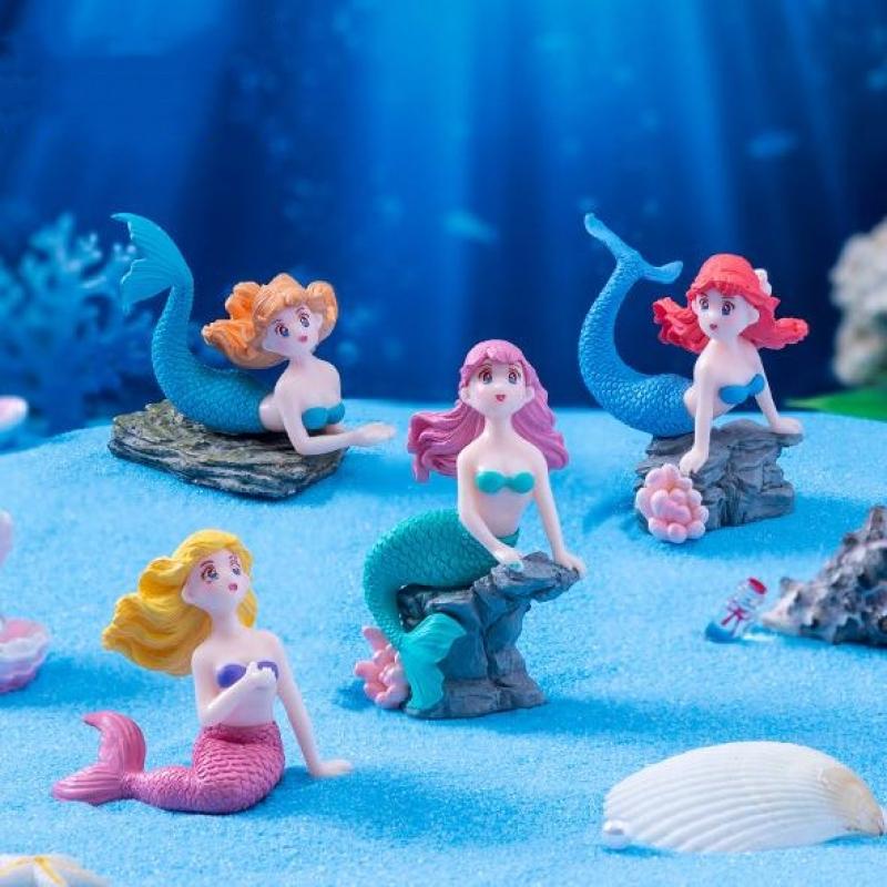 4Pcs Plastic Fish Tank Little  - Aquarium Fish Cartoon 评论和价格