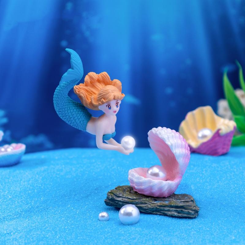 4Pcs Plastic Fish Tank Little  - Aquarium Fish Cartoon 评论和价格