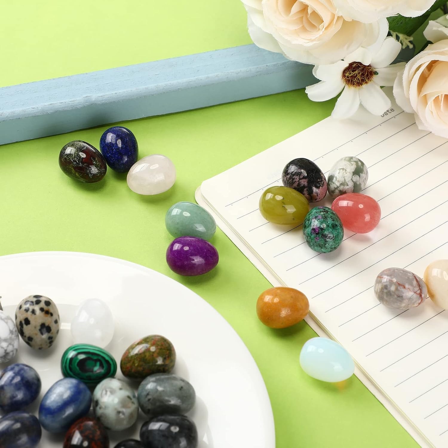 8  pcs natural crystal beads,  - Aquarium Fish Cartoon 评论和价格