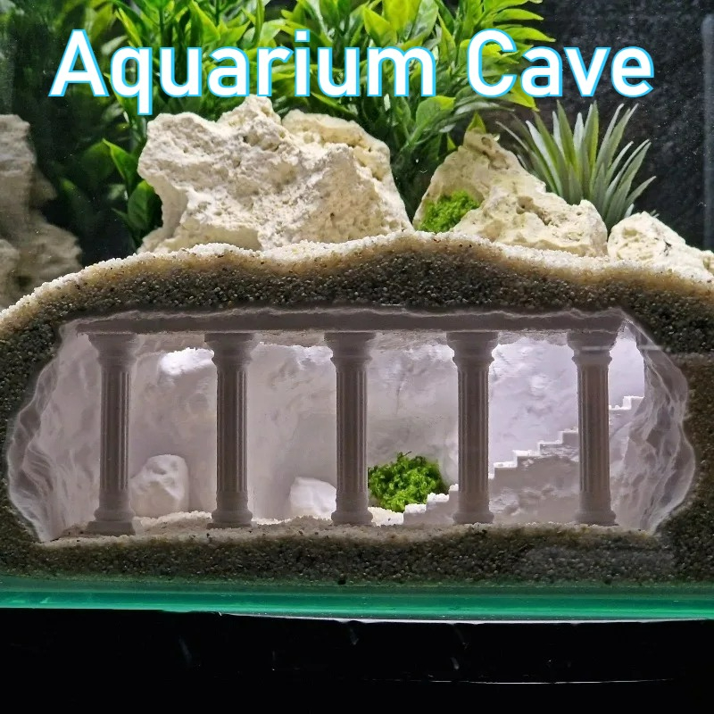 3D Printed Fish Tank Cave, Art - Aquarium Fish Bridge 评论和价格