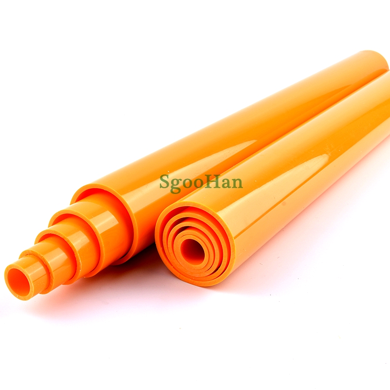 2pcs Orange OD 20~50mm PVC Pip - Aquarium Fish Long 评论和价格