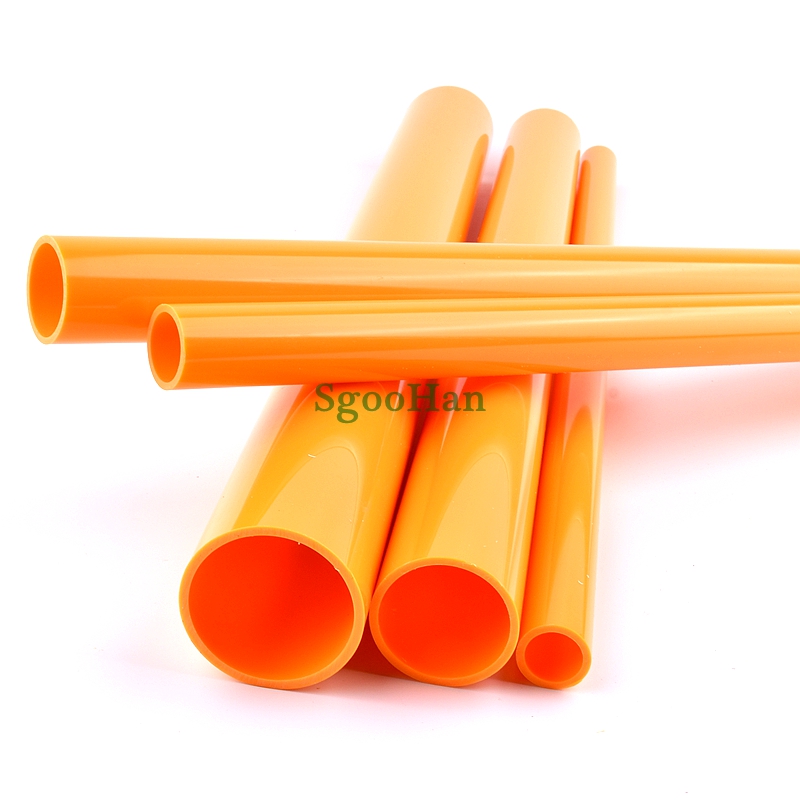 2pcs Orange OD 20~50mm PVC Pip - Aquarium Fish Long 评论和价格