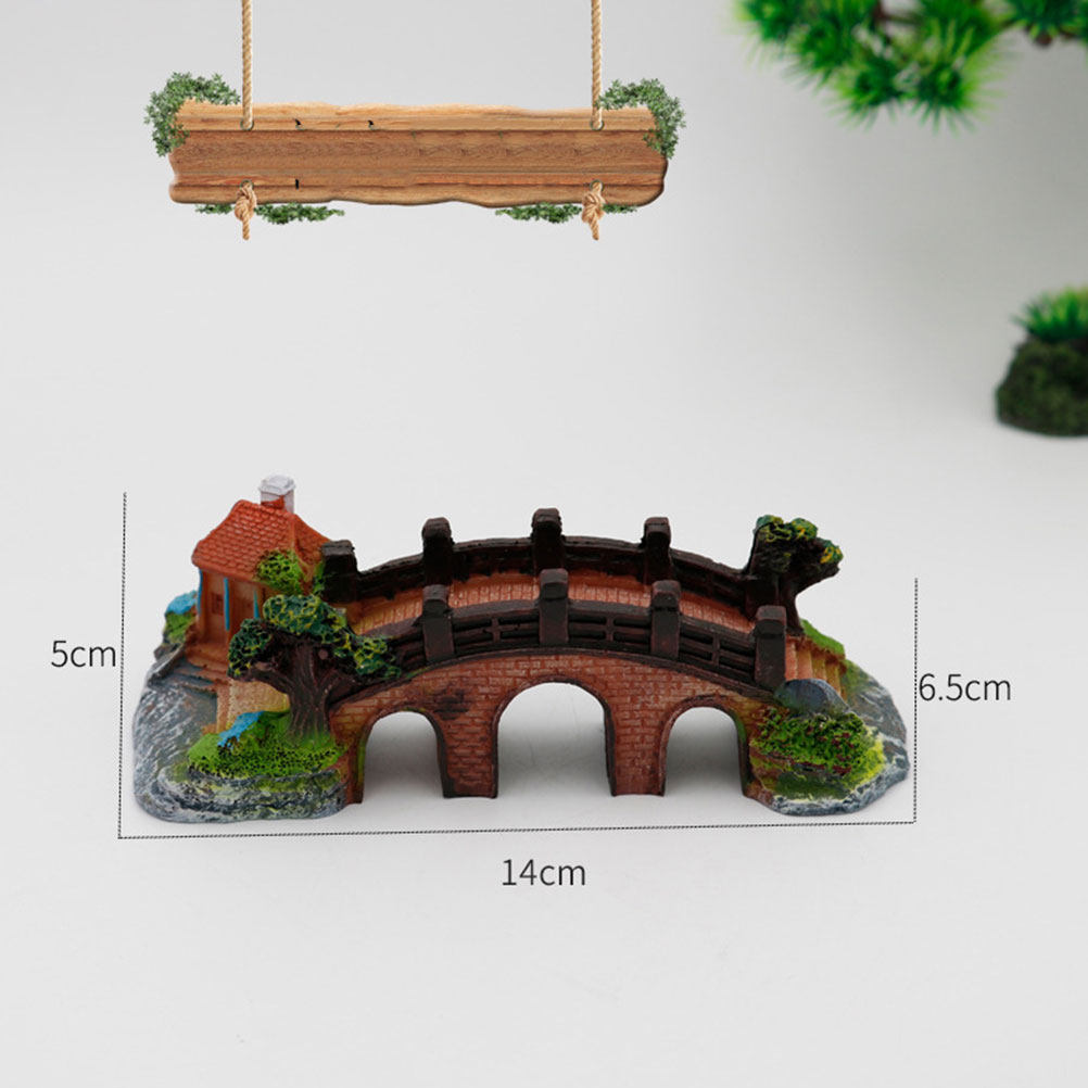 3-Hole Aquarium Bridge Pavilio - Aquarium Fish Bridge 评论和价格